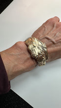 Load image into Gallery viewer, Three Horse Brass and Sterling Cuff