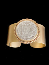 Load image into Gallery viewer, Brass Canadian Coin Cuff
