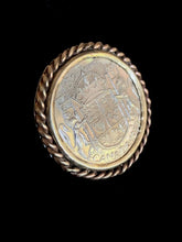 Load image into Gallery viewer, Canadian Coin Ring, Sterling, Brass