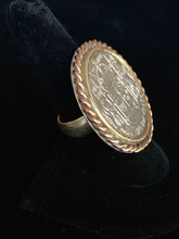 Load image into Gallery viewer, Canadian Coin Ring, Sterling, Brass