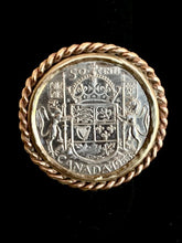 Load image into Gallery viewer, Canadian Coin Ring, Sterling, Brass