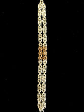 Load image into Gallery viewer, Sterling Silver Byzantine Chainmail Bracelet with 14K Gold Fill-SOLD