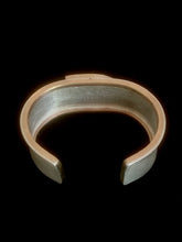 Load image into Gallery viewer, DC Collection Sterling Silver and Brass Cuff, size small/medium