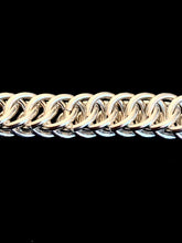 Load image into Gallery viewer, Sterling Silver Half Persian Chainmail Bracelet--Heavy Gauge Wire