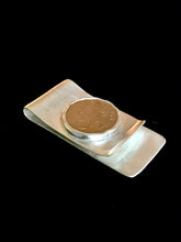 Load image into Gallery viewer, Sterling Silver Money Clip with Coin
