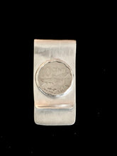 Load image into Gallery viewer, Sterling Silver Money Clip with Coin