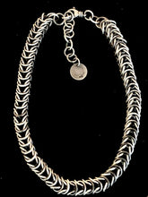 Load image into Gallery viewer, Queen's Chainmail Sterling Silver Necklace-SOLD