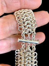 Load image into Gallery viewer, Silver and Gold European 4 in 1 Chainmail Cuff
