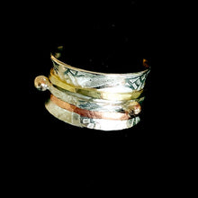 Load image into Gallery viewer, Sterling Silver Spinner Ring or Fidget Ring