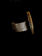 Load image into Gallery viewer, Vintage Swiss Coin Ring set in Sterling Silver and Brass