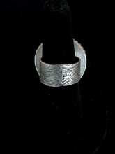 Load image into Gallery viewer, Vintage Swiss Coin Ring set in Sterling Silver and Brass