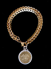 Load image into Gallery viewer, Sterling Silver and Brass Eagle Token/Coin Pendant
