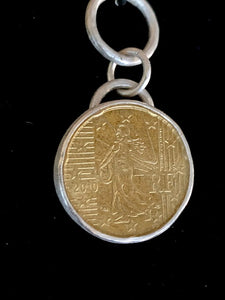 Byzantine Bracelet with French Coin