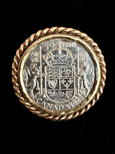 Load image into Gallery viewer, Canadian Coin Ring, Sterling, Brass
