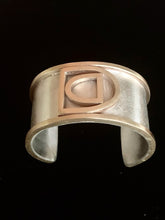 Load image into Gallery viewer, DC Collection Sterling Silver and Brass Cuff, extra small
