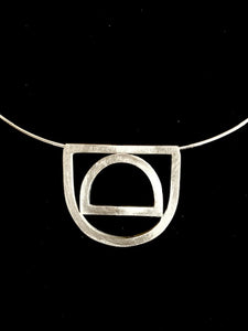 DC Collection Sterling Silver Pendant on Omega Chain