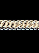 Load image into Gallery viewer, Sterling Silver Half Persian Chainmail Bracelet--Heavy Gauge Wire
