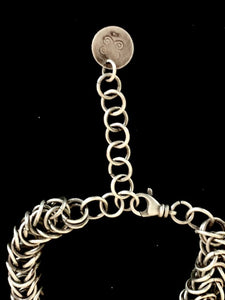 Queen's Chainmail Sterling Silver Necklace-SOLD
