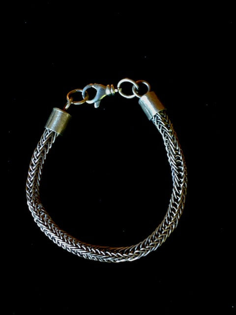 Plain Jane Viking Knit Chain Bracelet